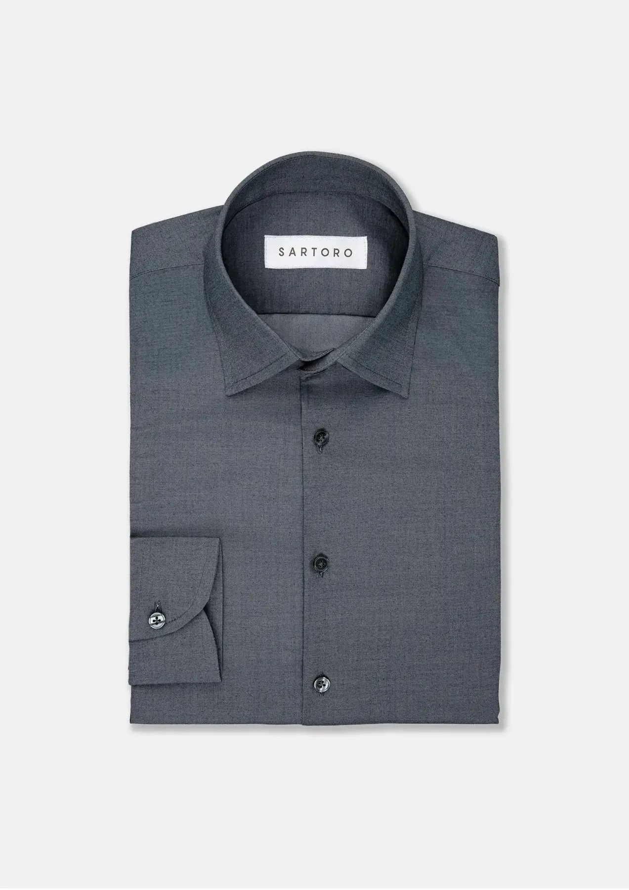 Dark Grey Ultrasoft Bamboo Shirt sold by Sartoro