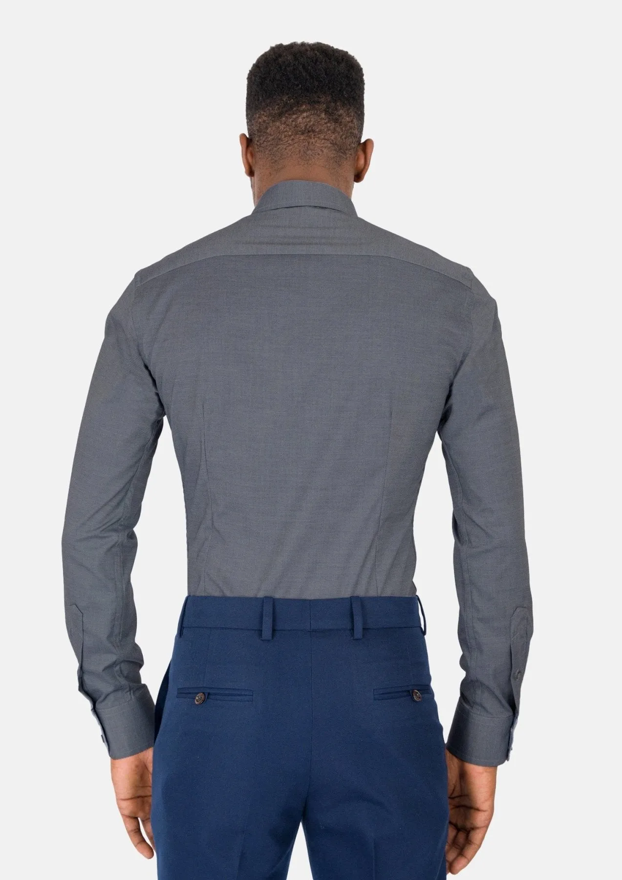 Dark Grey Ultrasoft Bamboo Shirt sold by Sartoro product image thumbnail 4