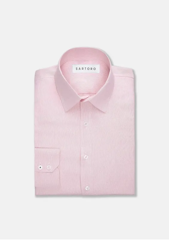 Soft Pink End On End Shirt sold by Sartoro