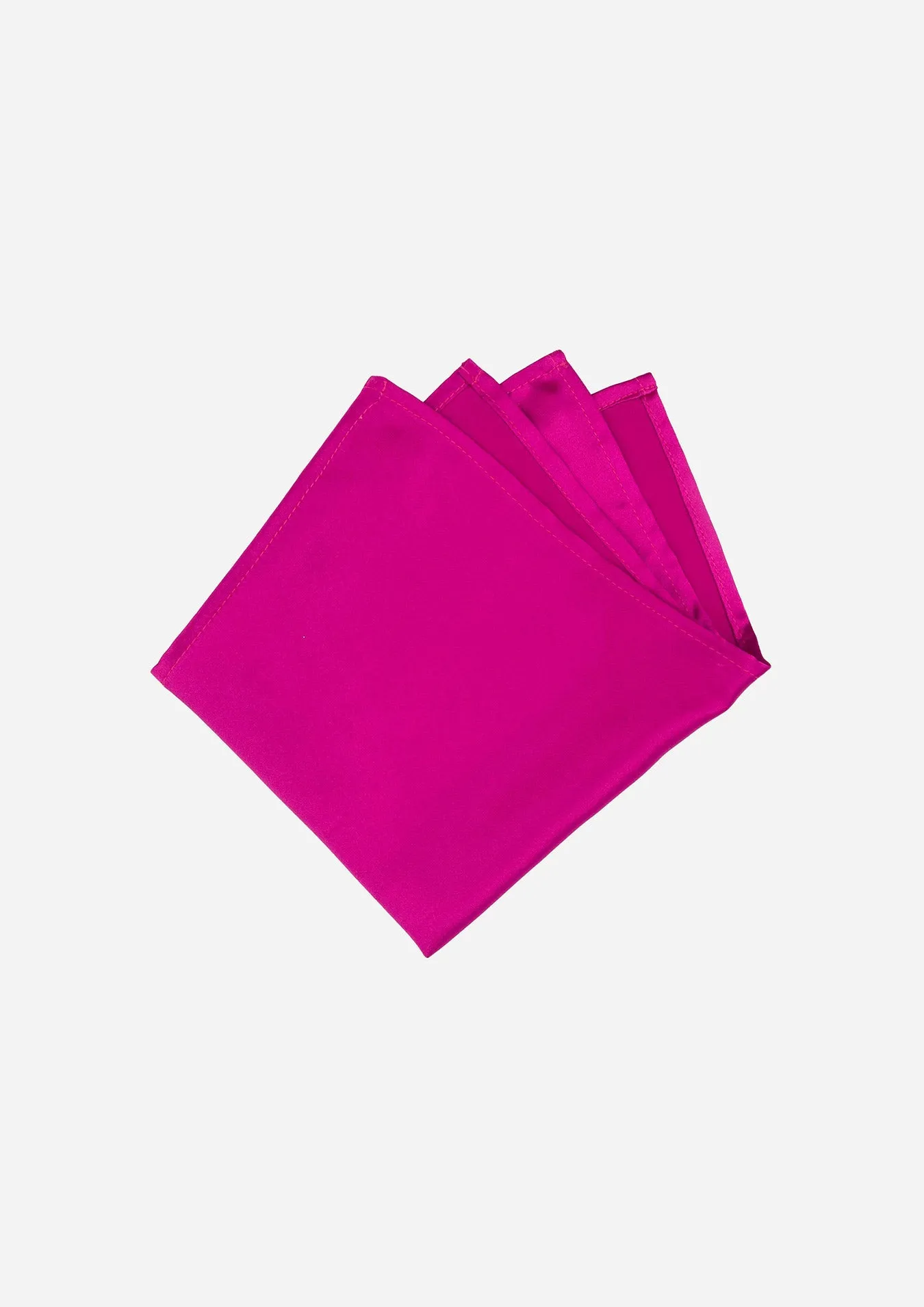 Silk Satin Magenta Pocket Square sold by Sartoro product image thumbnail 2