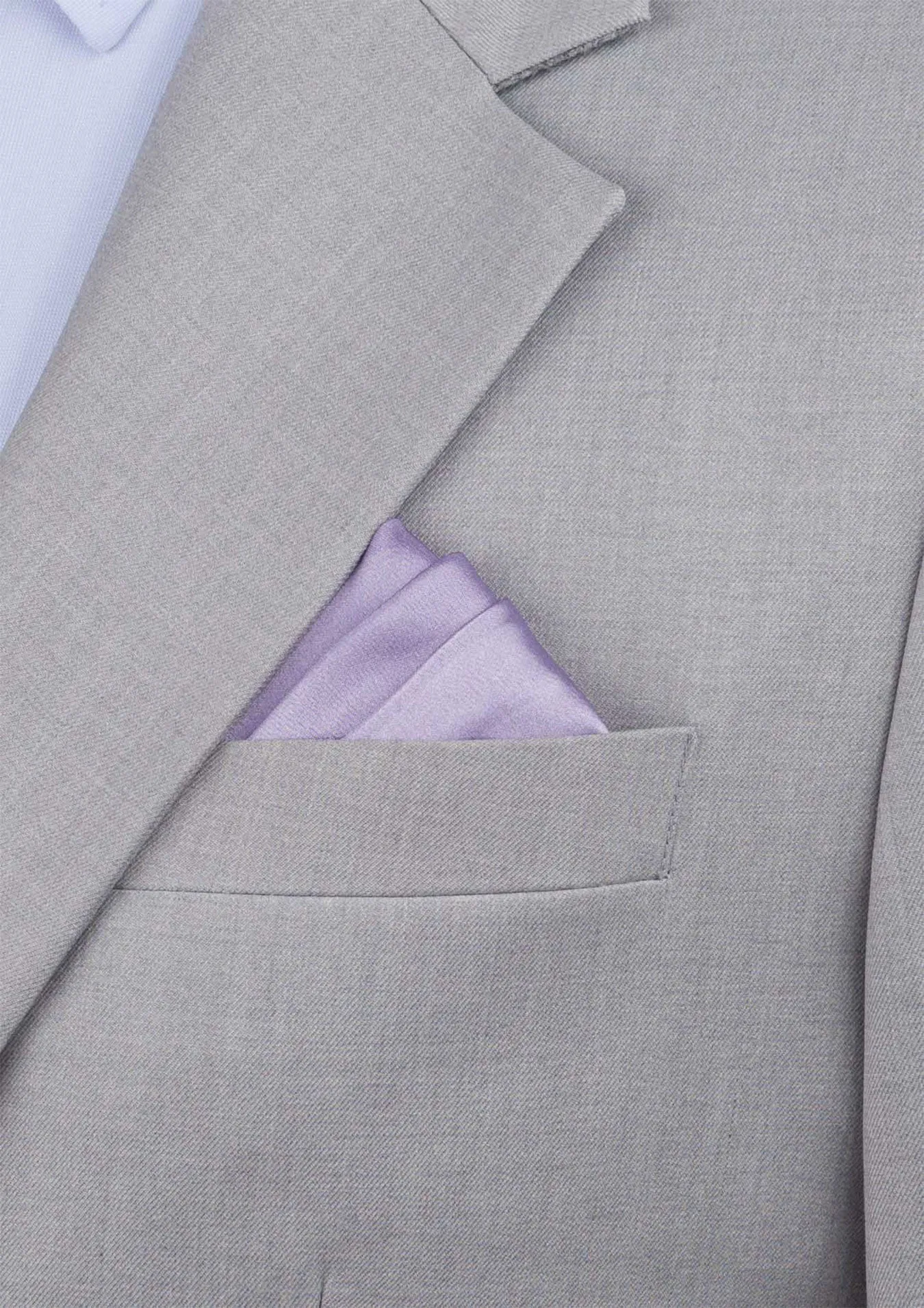 Silk Satin Thistle Purple Pocket Square sold by Sartoro