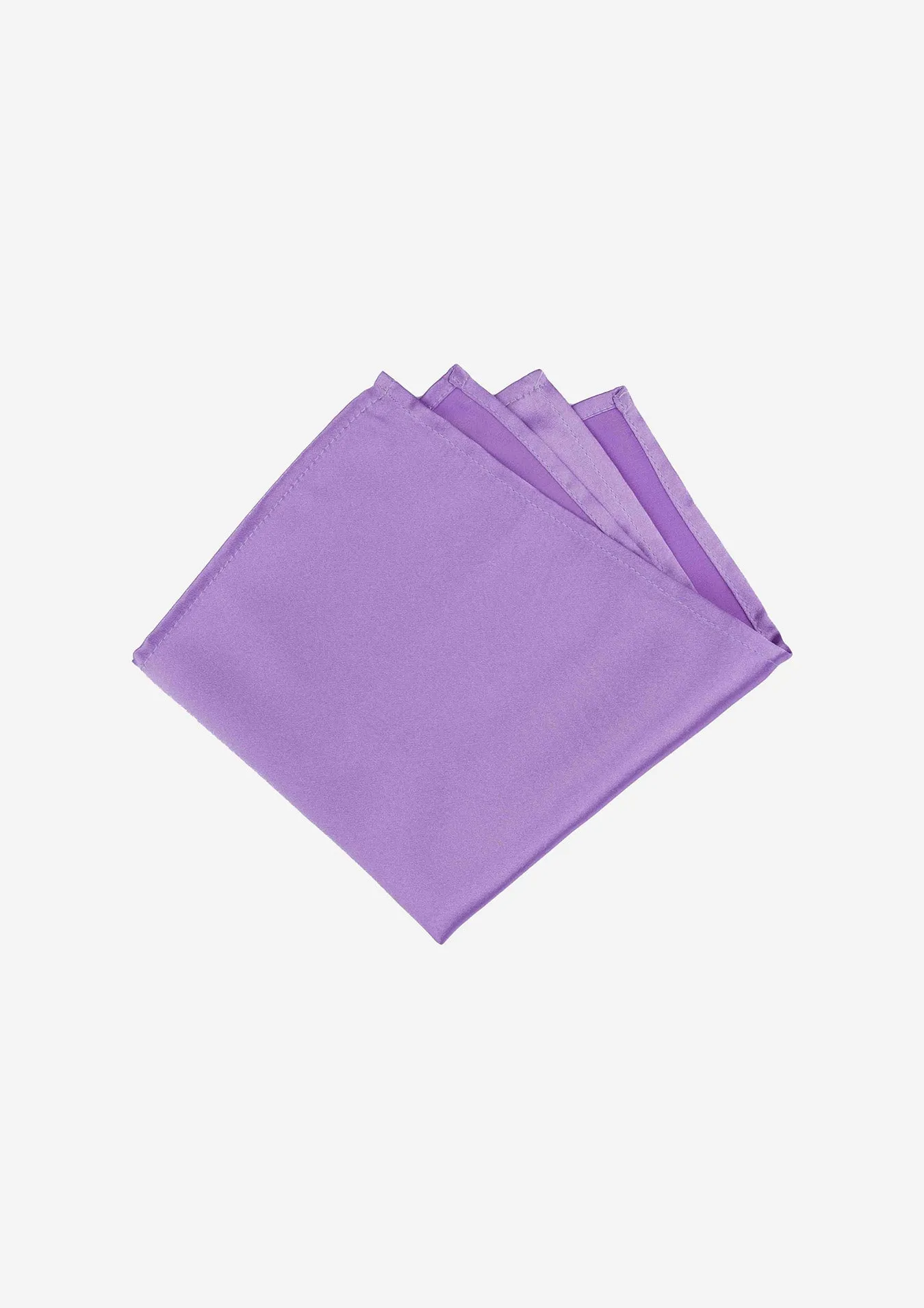 Silk Satin Lavender Purple Pocket Square sold by Sartoro product image thumbnail 2
