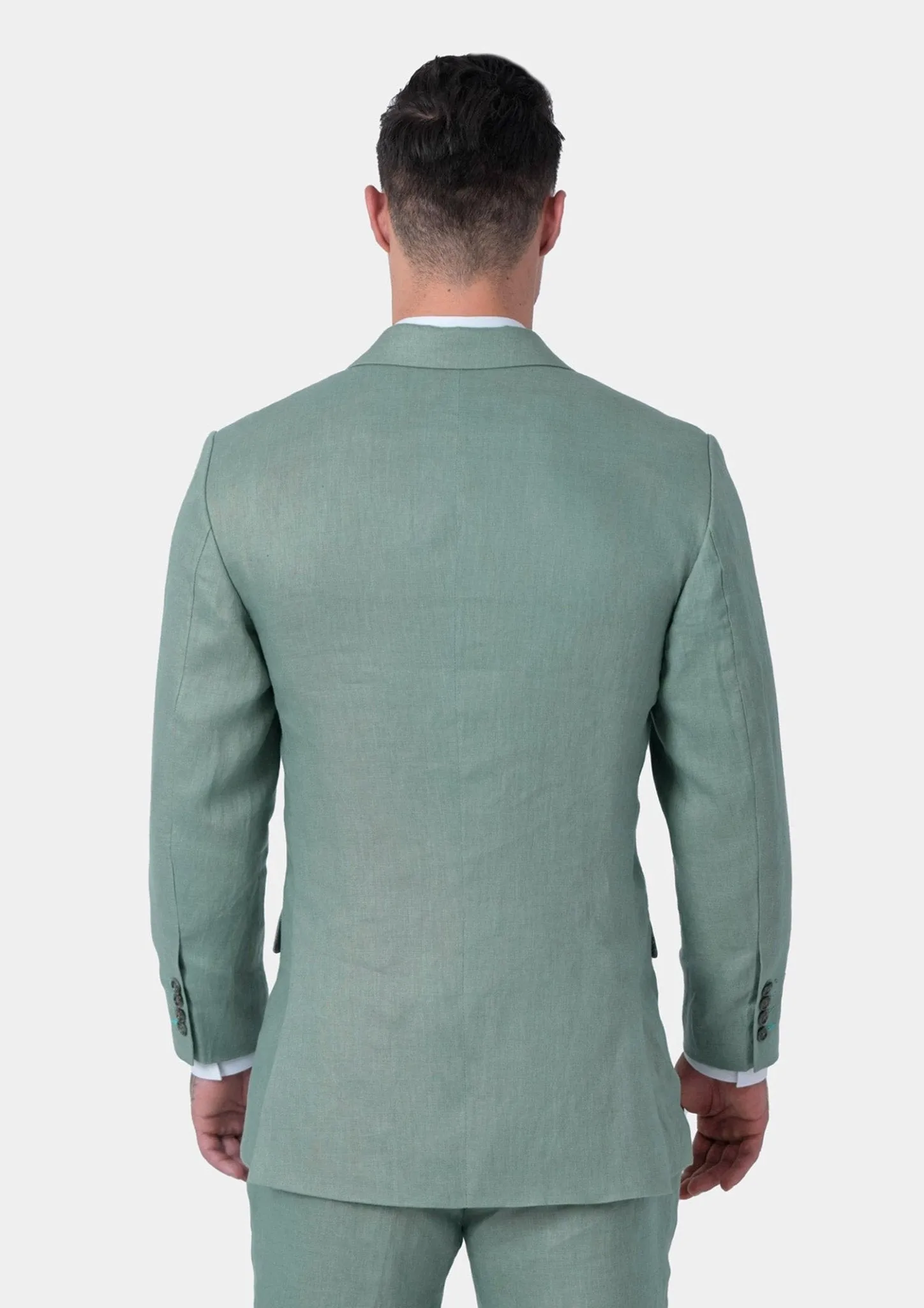 Hudson Jade Green Linen Jacket sold by Sartoro product image thumbnail 5