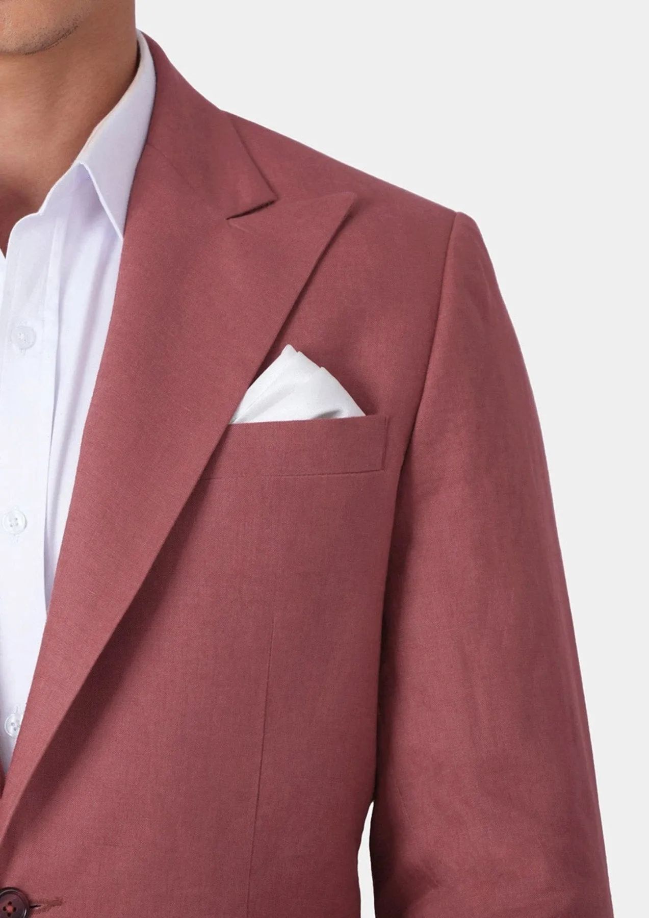 Hudson Tuscan Red Linen Suit sold by Sartoro product image thumbnail 2
