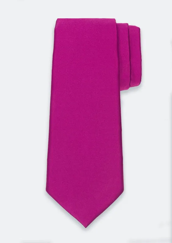 Magenta Tie made by Sartoro