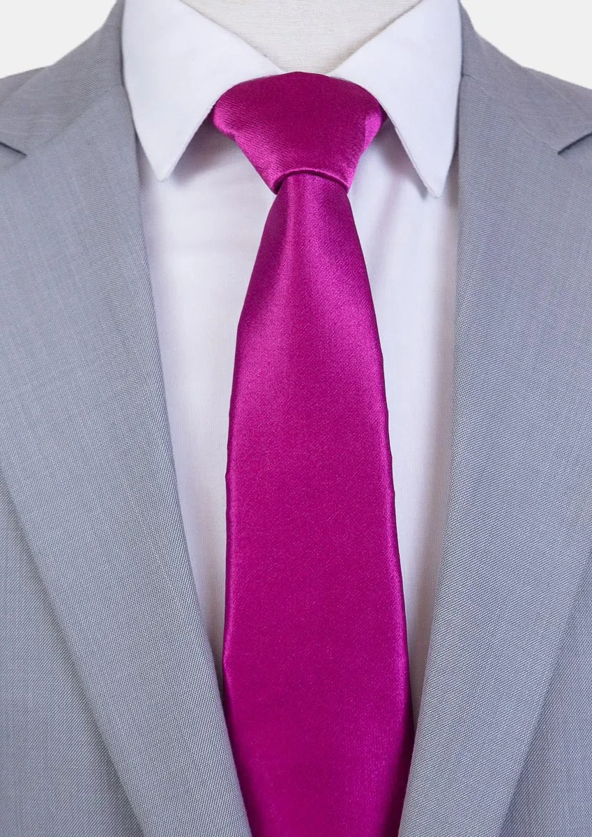 Magenta Tie sold by Sartoro product image thumbnail 2