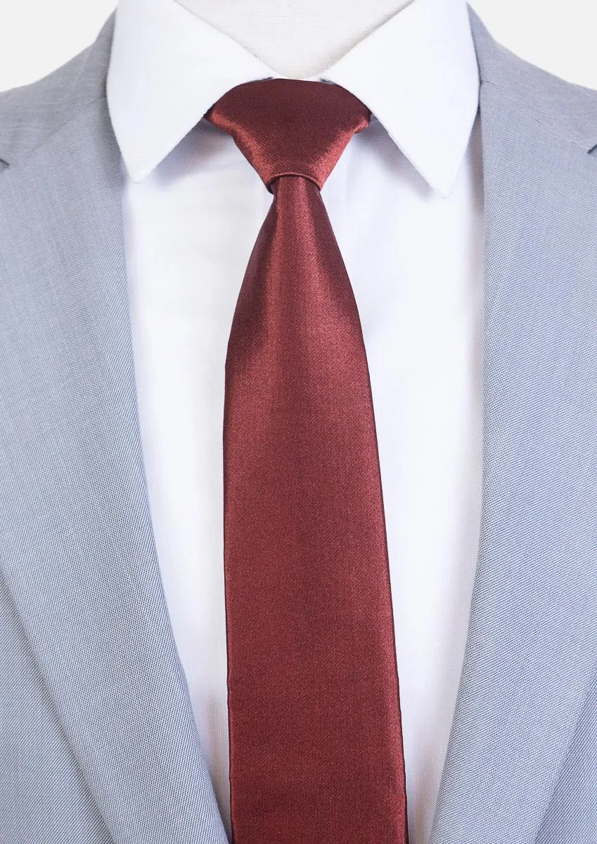 Garnet Red Tie sold by Sartoro product image thumbnail 2