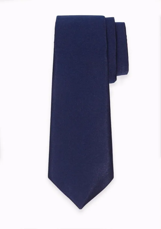 Navy Blue Tie made by Sartoro