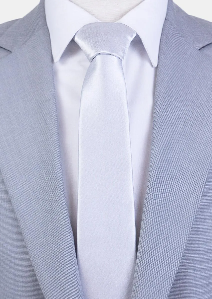 Silver Pearl Tie sold by Sartoro product image thumbnail 2