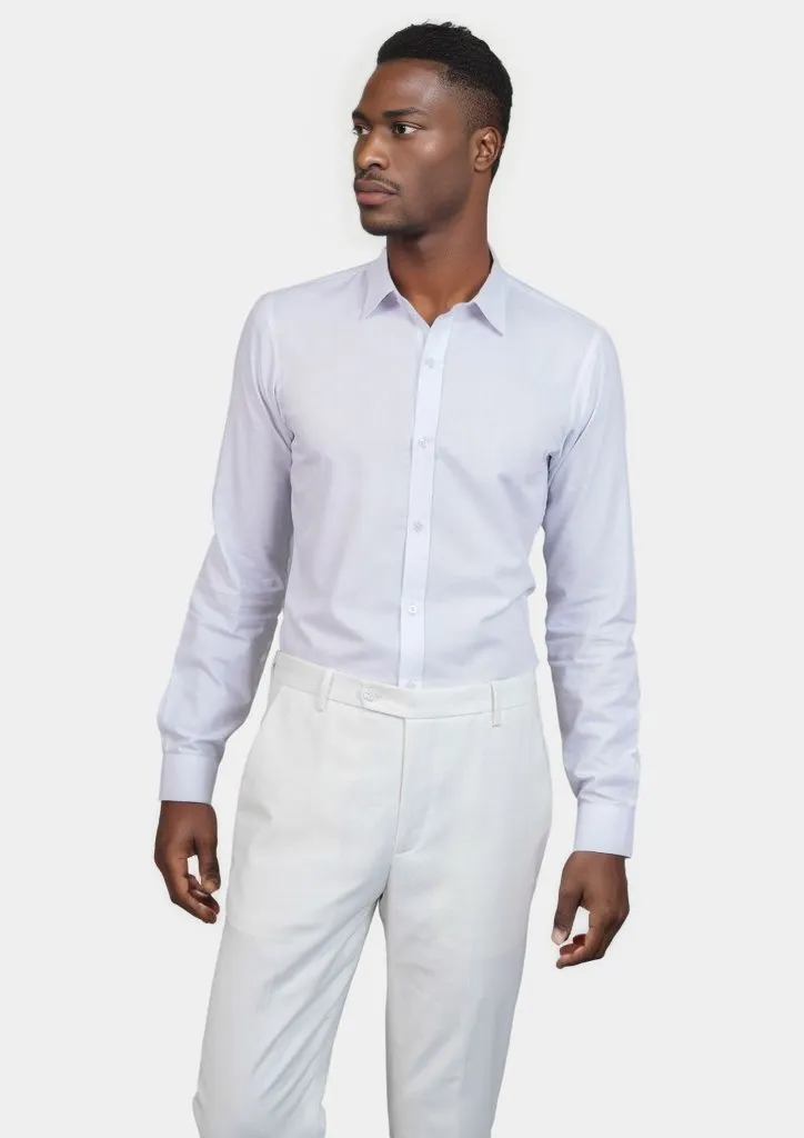 White Twill Pants sold by Sartoro product image thumbnail 4