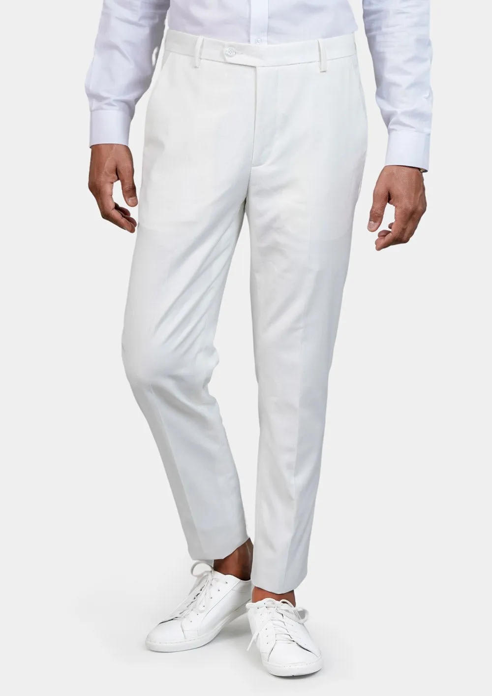 White Twill Pants sold by Sartoro