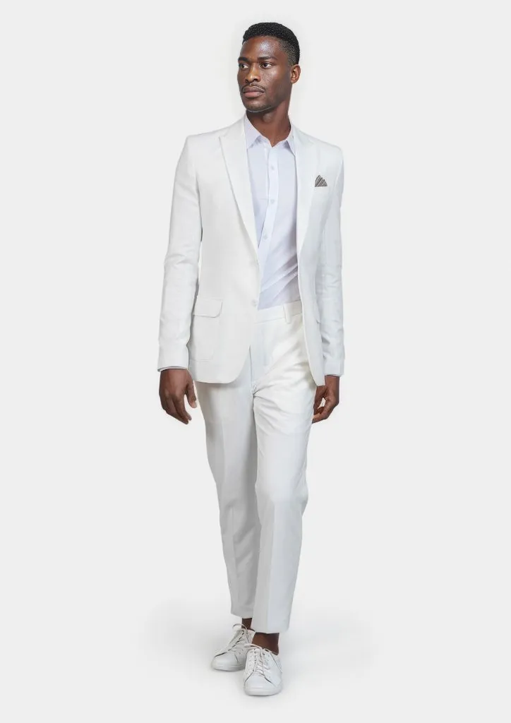 Bryant White Twill Suit sold by Sartoro product image thumbnail 3