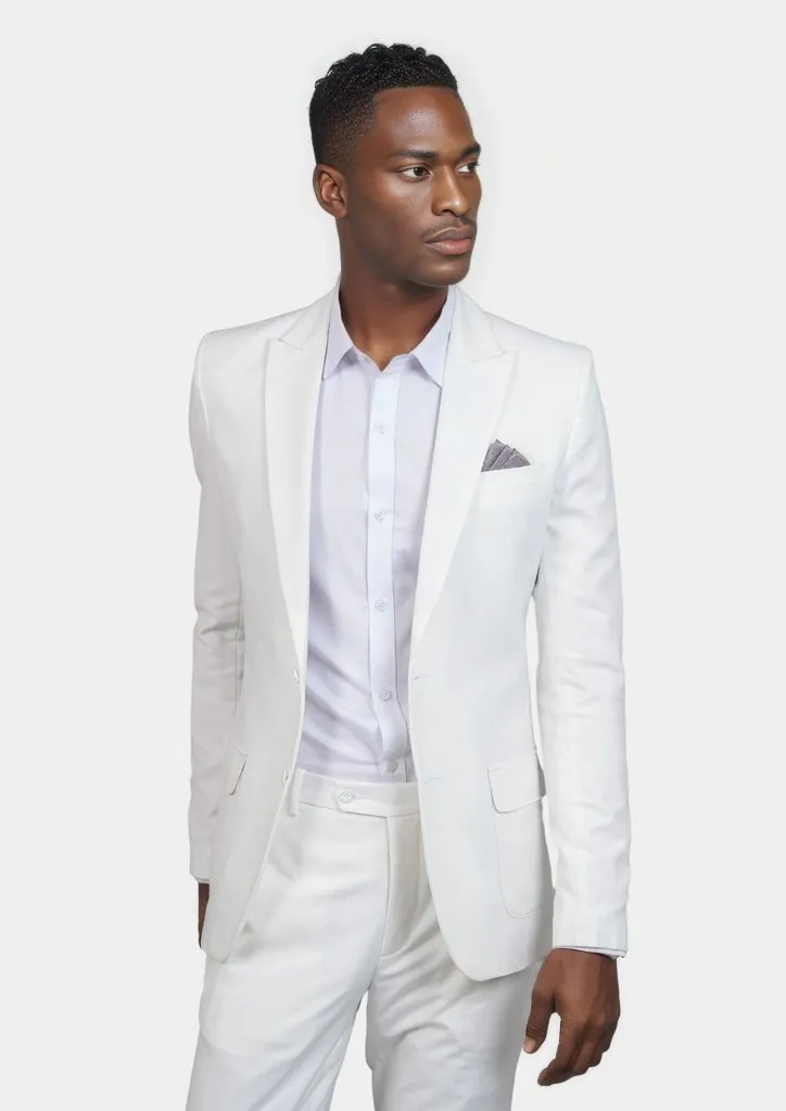 Bryant White Twill Suit sold by Sartoro