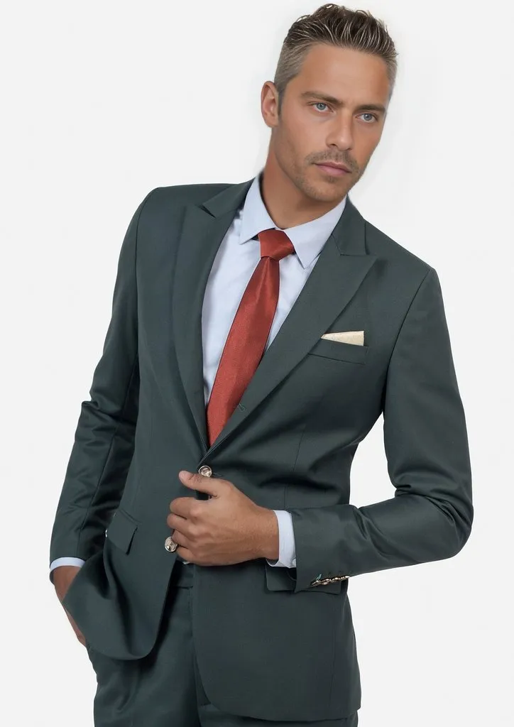 Bryant Vintage Green Twill Suit sold by Sartoro product image thumbnail 3