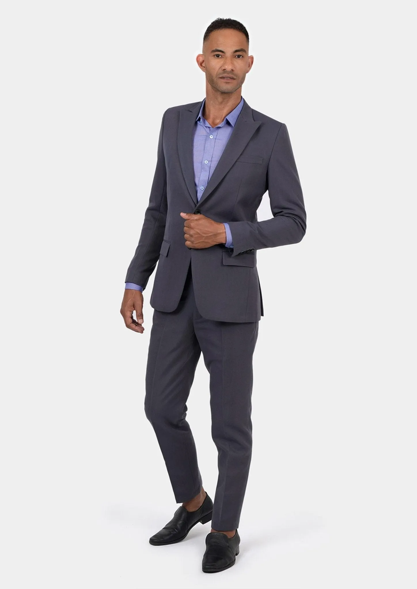 Bryant Shadow Grey Cotton Suit sold by Sartoro product image thumbnail 3