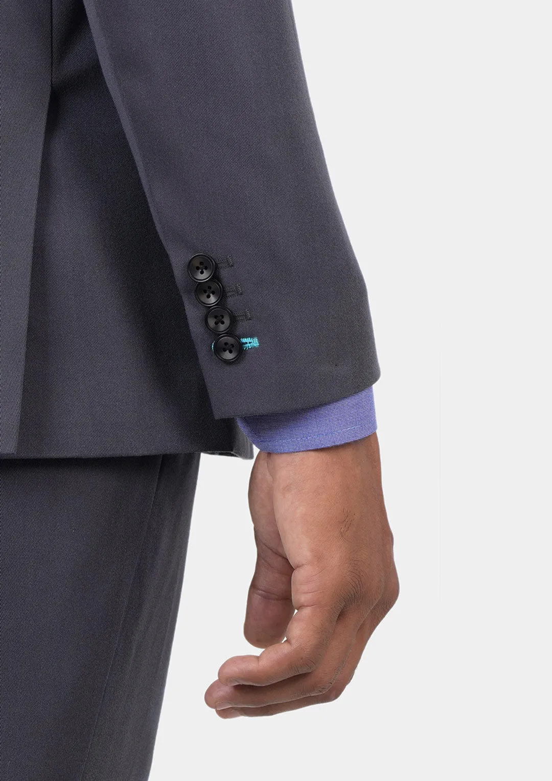 Bryant Shadow Grey Cotton Suit sold by Sartoro product image thumbnail 5