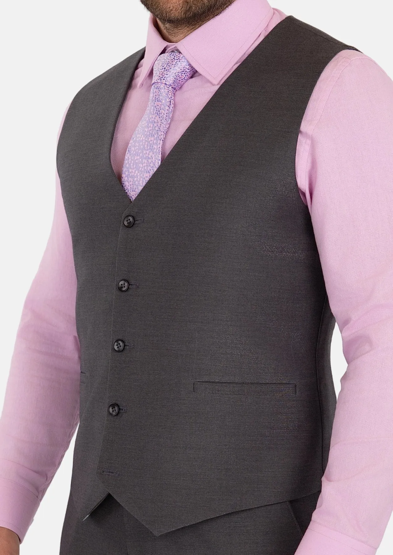 Shimmer Grey Vest sold by Sartoro product image thumbnail 2