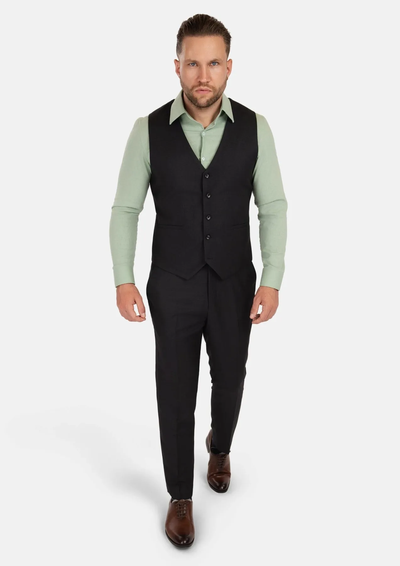 Shimmer Black Vest sold by Sartoro product image thumbnail 4