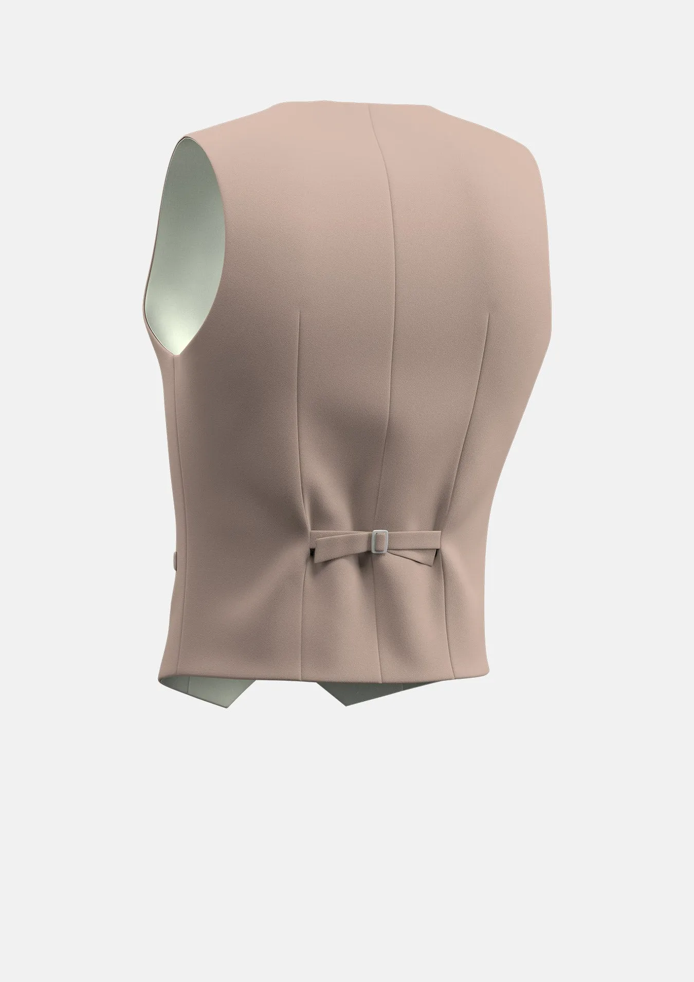 Khaki Cotton Vest sold by Sartoro product image thumbnail 3