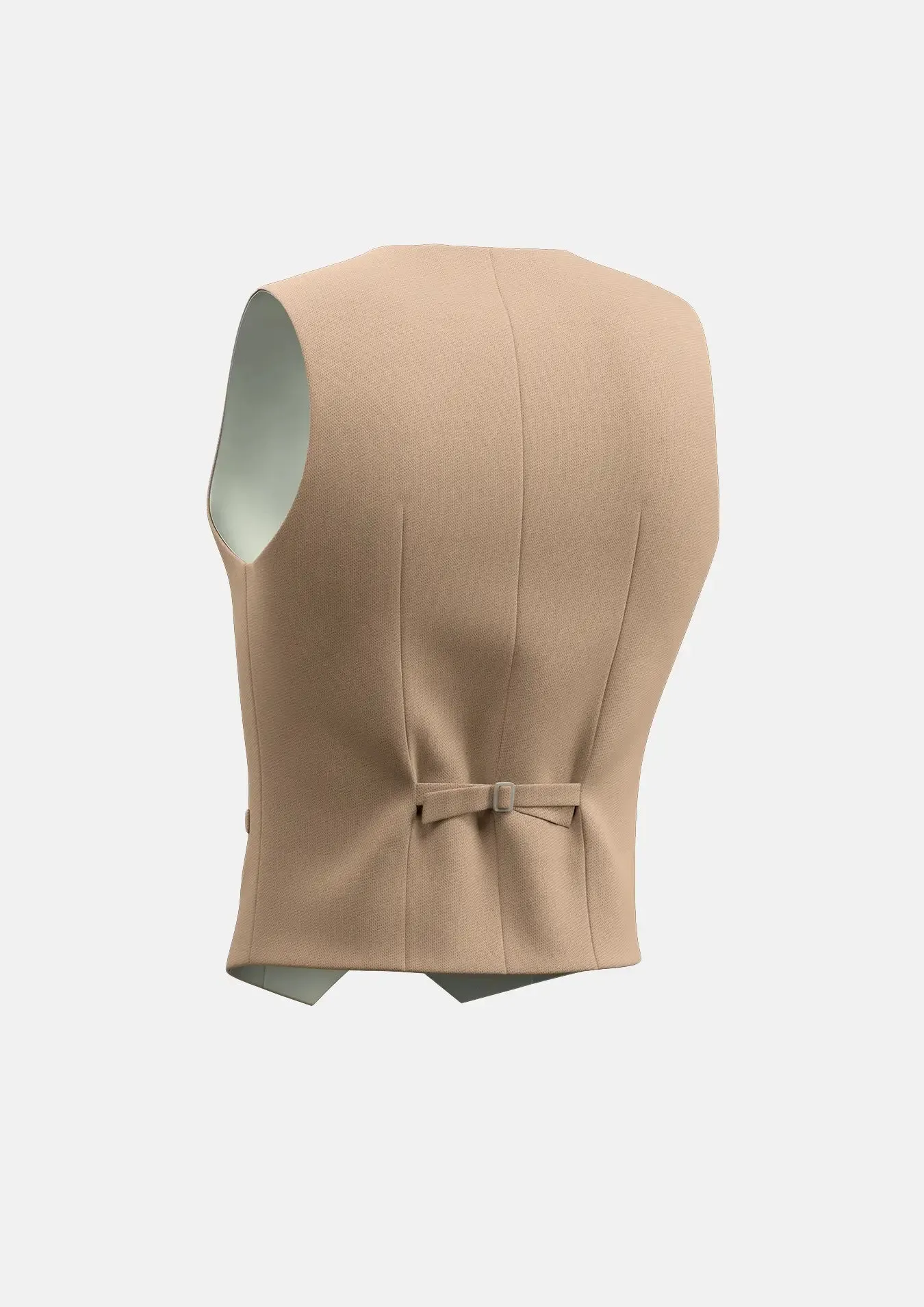 Camel Cotton Vest sold by Sartoro product image thumbnail 3