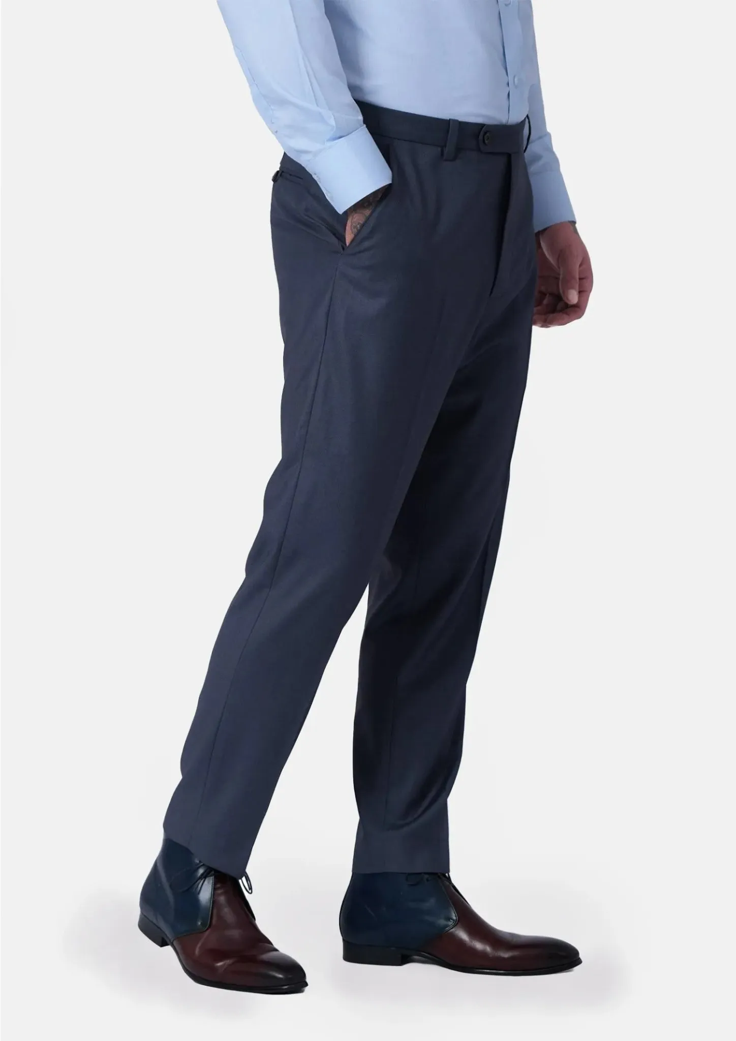 Steel Grey Twill Pants sold by Sartoro product image thumbnail 4