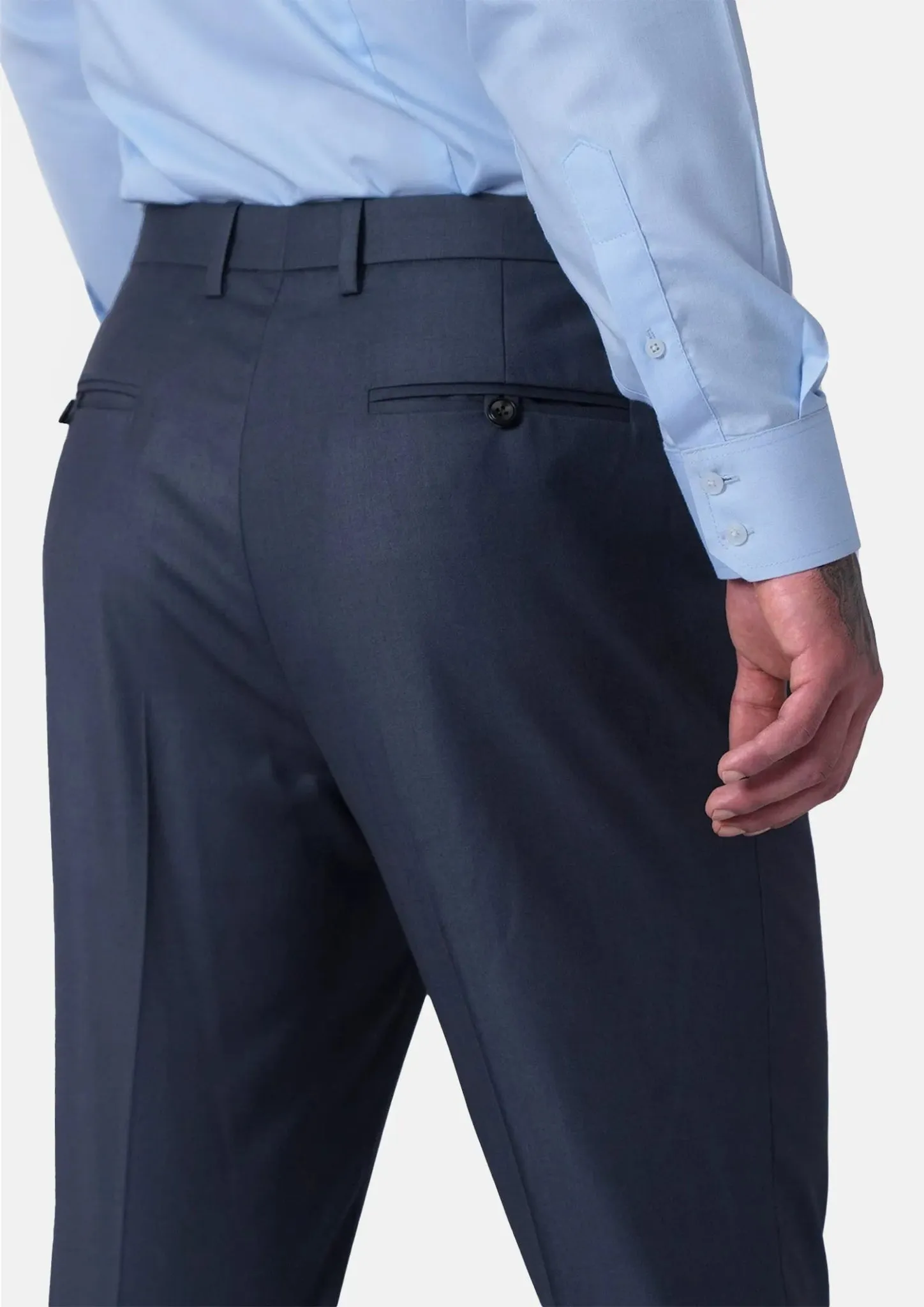 Steel Grey Twill Pants sold by Sartoro product image thumbnail 5