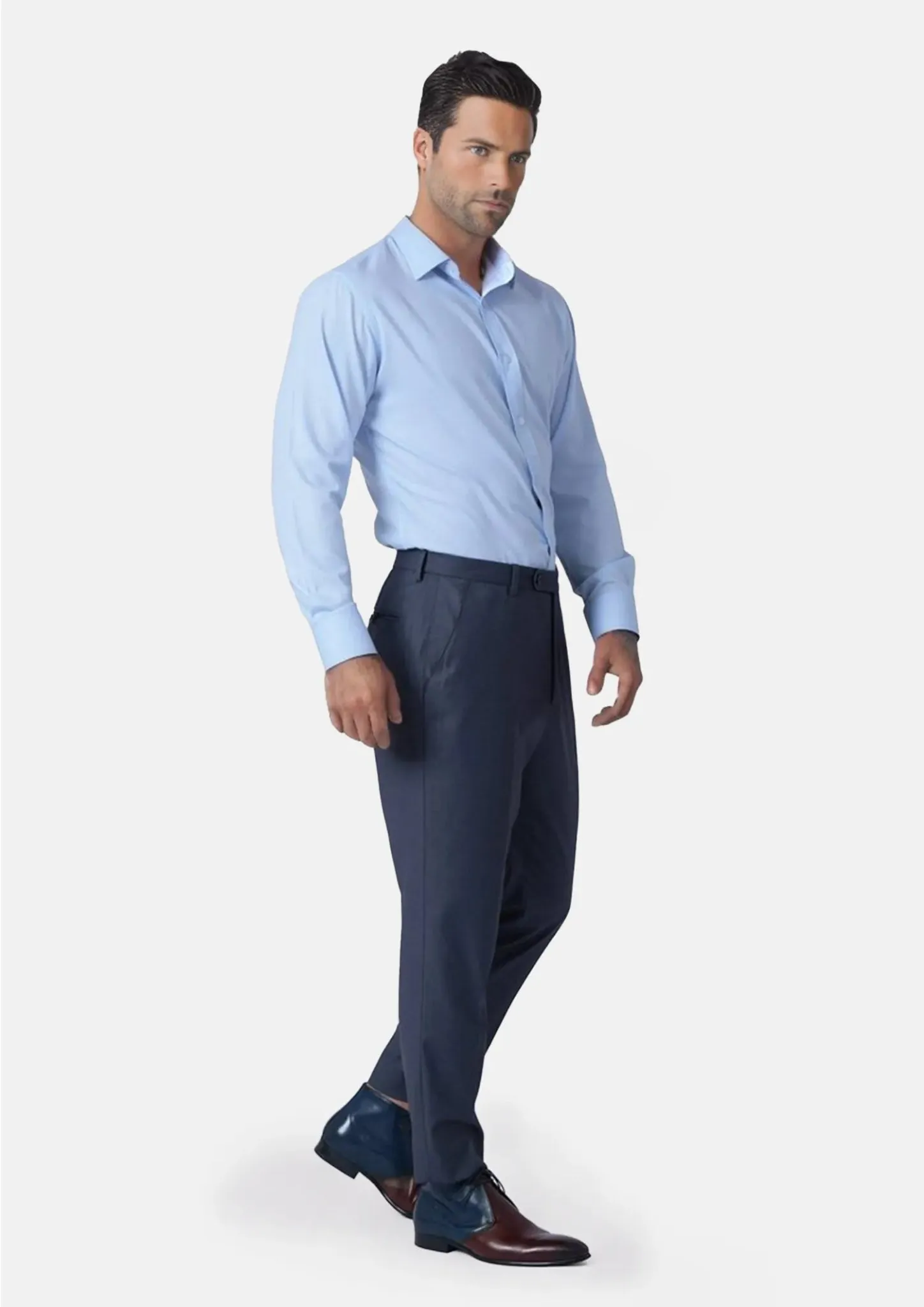 Steel Grey Twill Pants sold by Sartoro product image thumbnail 3