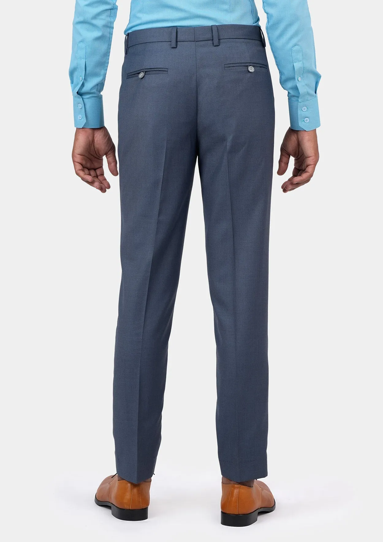 Slate Grey Twill Pants sold by Sartoro product image thumbnail 5