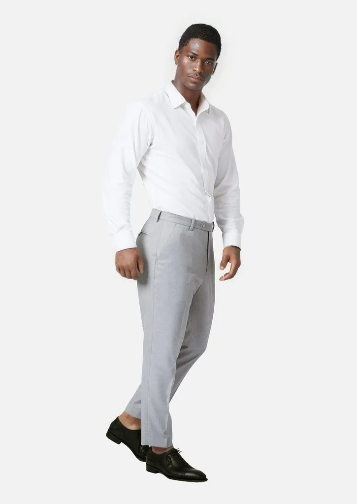 Powder Grey Twill Pants sold by Sartoro product image thumbnail 3