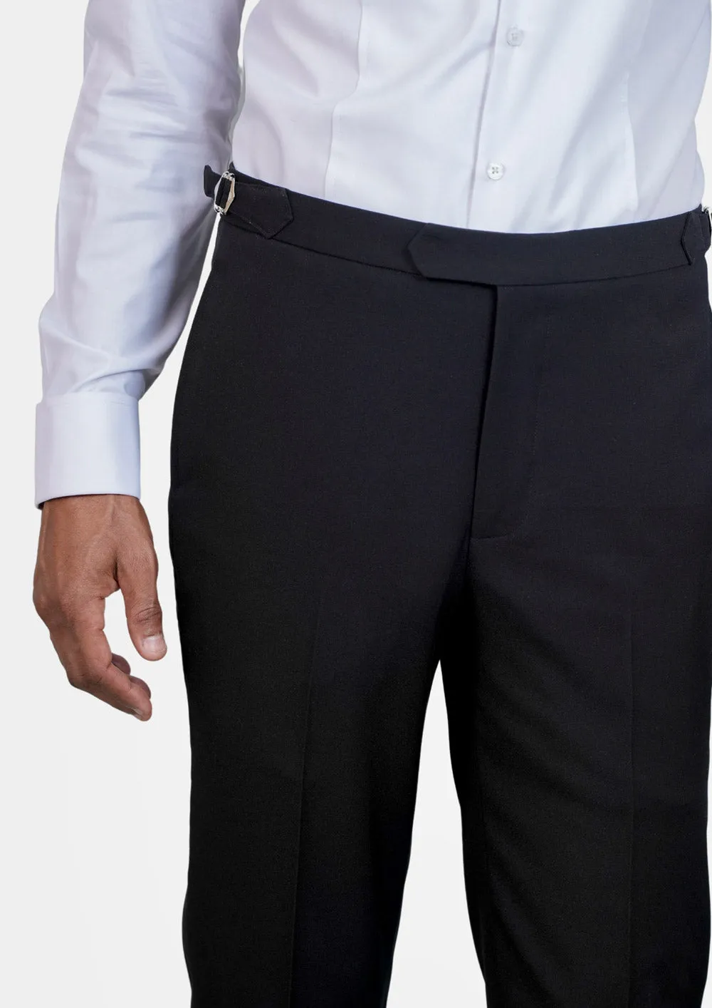 Jet Black Twill Pants sold by Sartoro product image thumbnail 2