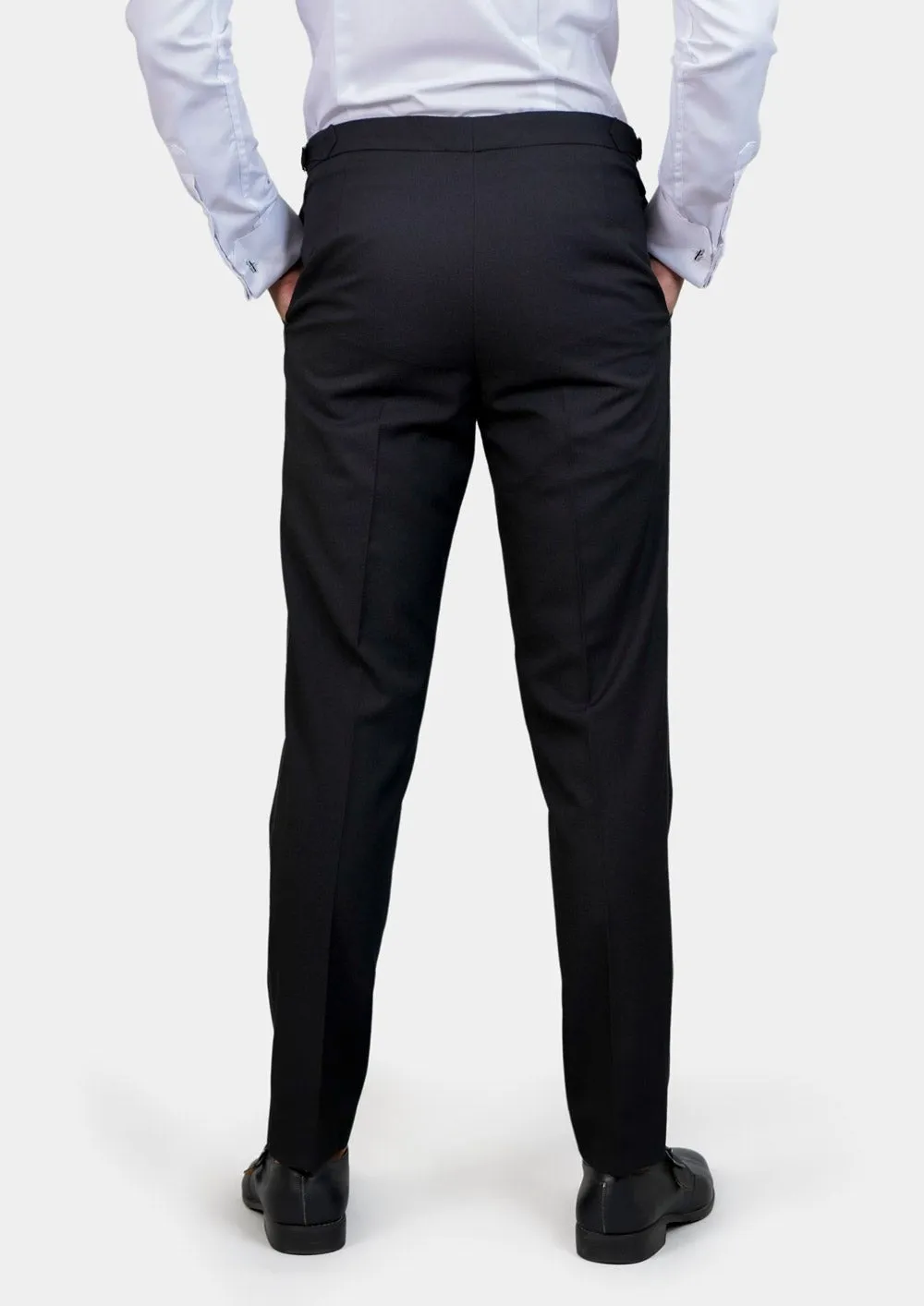 Jet Black Twill Pants sold by Sartoro product image thumbnail 4