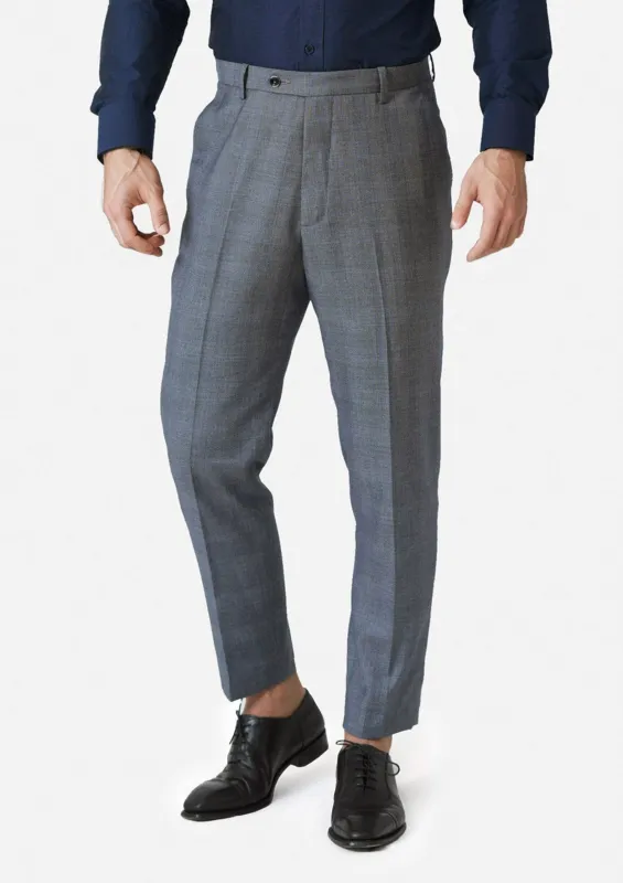 Grey Prince of Wales Pants sold by Sartoro