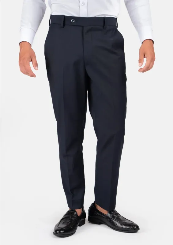 Dark Navy Twill Pants sold by Sartoro
