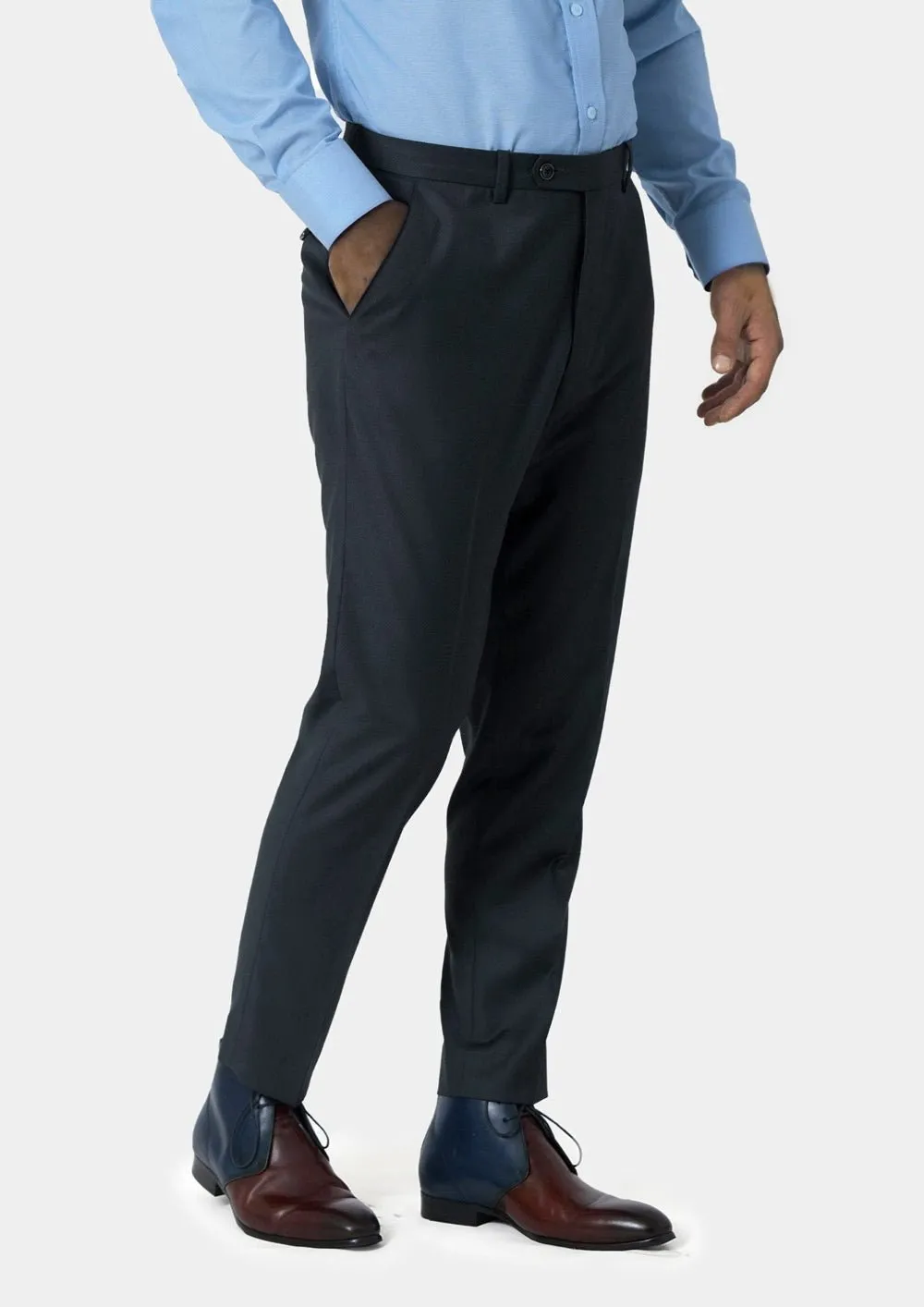 Dark Charcoal Twill Pants sold by Sartoro product image thumbnail 4
