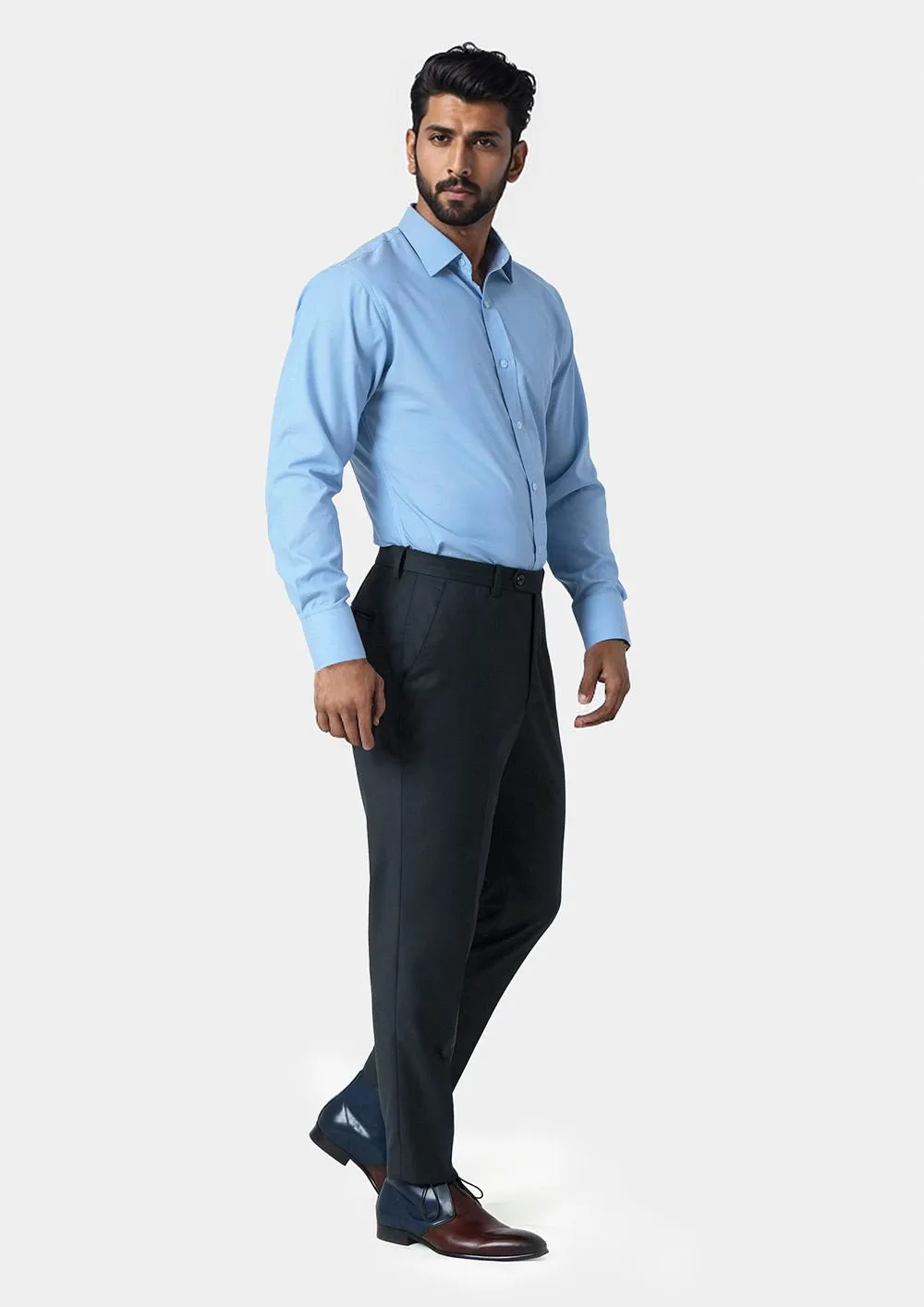 Dark Charcoal Twill Pants sold by Sartoro product image thumbnail 3