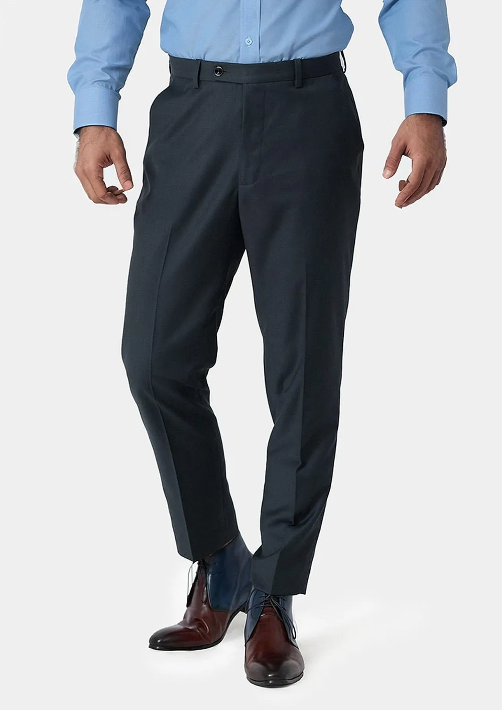 Dark Charcoal Twill Pants sold by Sartoro