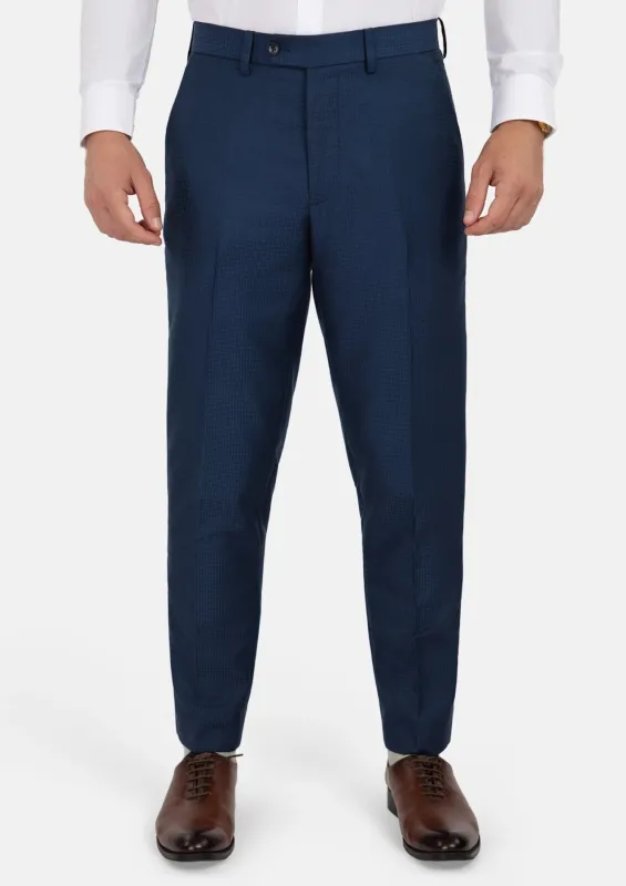 Blue Microcheck Pants sold by Sartoro