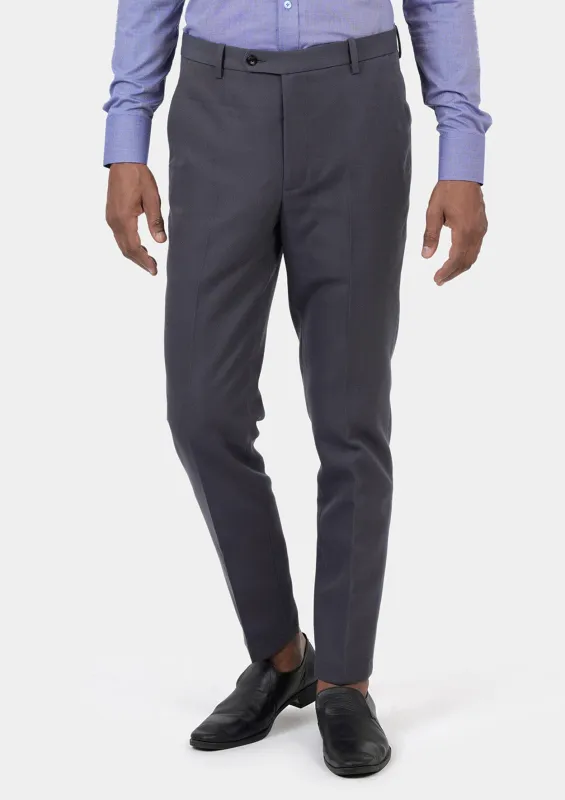 Shadow Grey Cotton Chino Pants sold by Sartoro