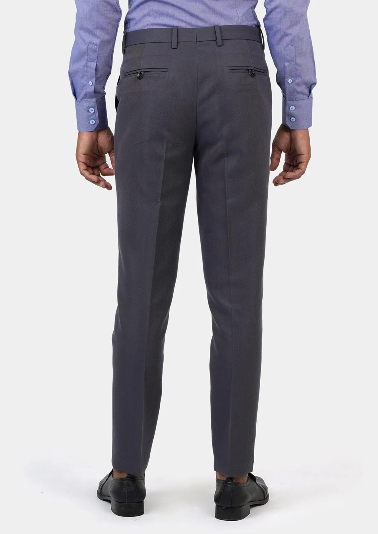 Shadow Grey Cotton Chino Pants sold by Sartoro product image thumbnail 5