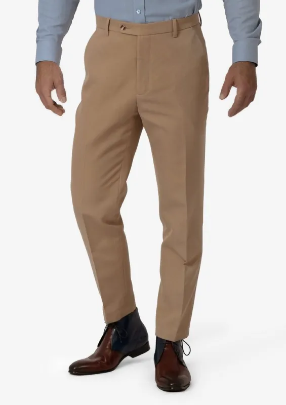 Camel Cotton Chino Pants sold by Sartoro