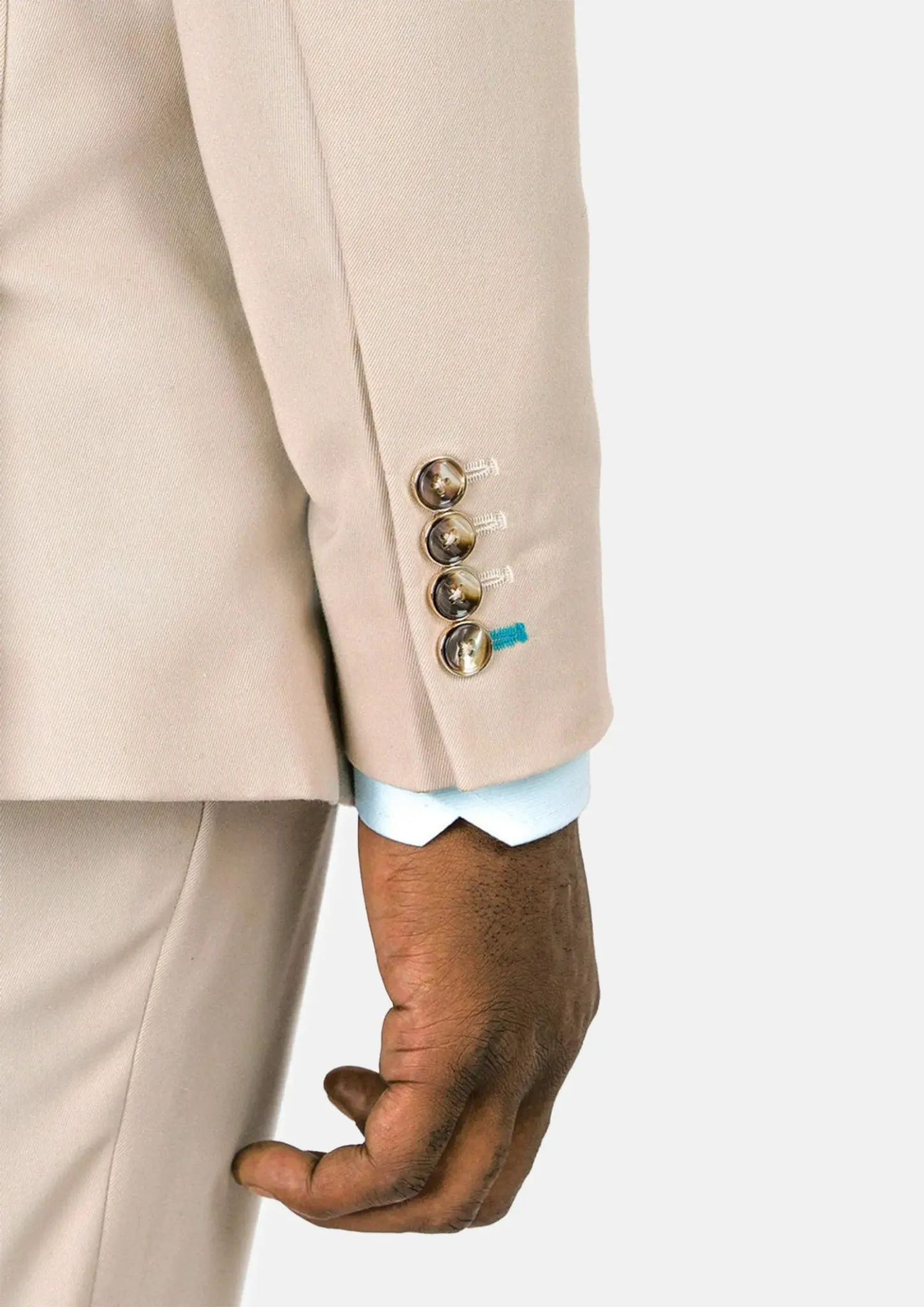 Prince Champagne Cotton Suit sold by Sartoro product image thumbnail 5