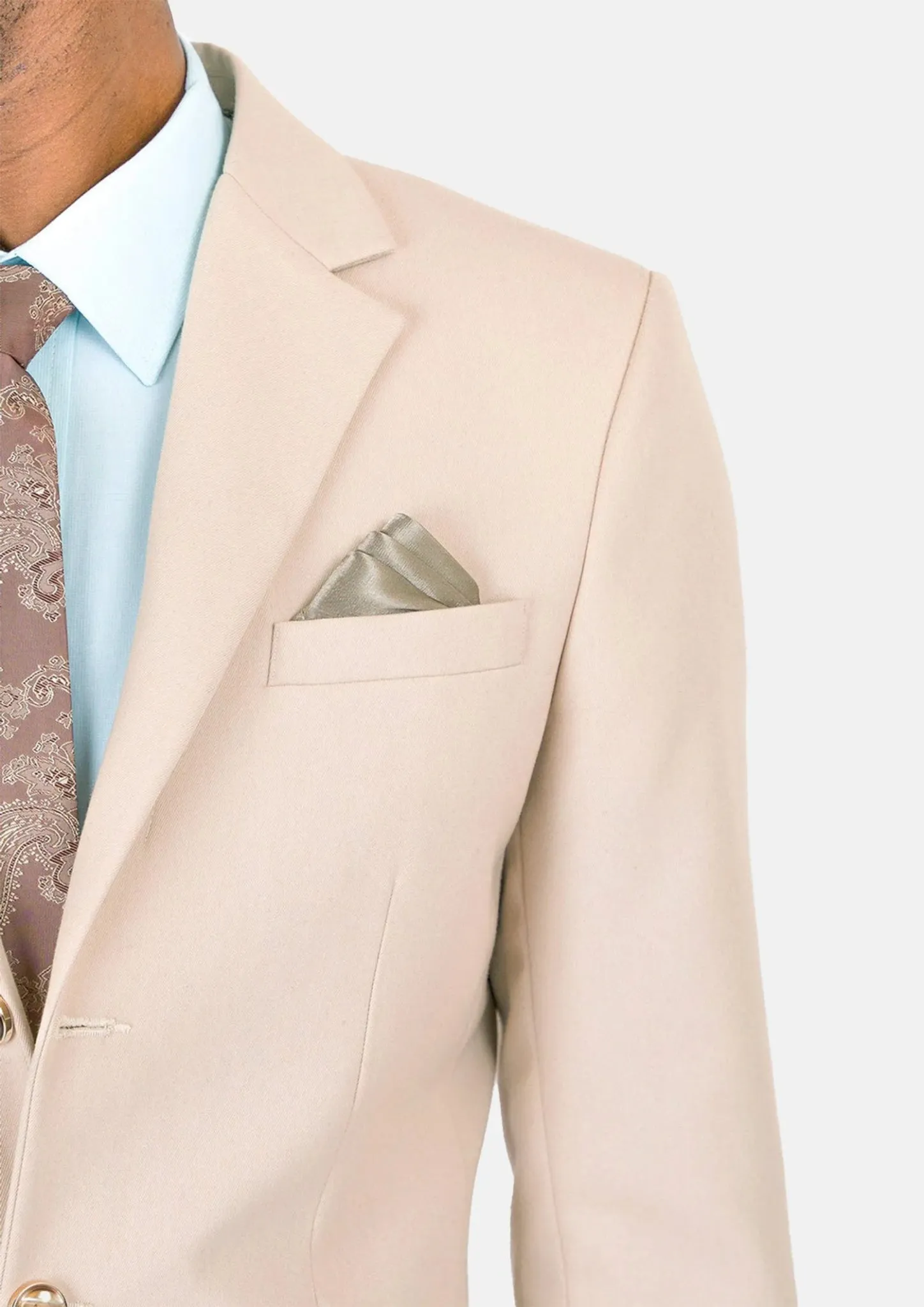 Prince Champagne Cotton Suit sold by Sartoro product image thumbnail 2