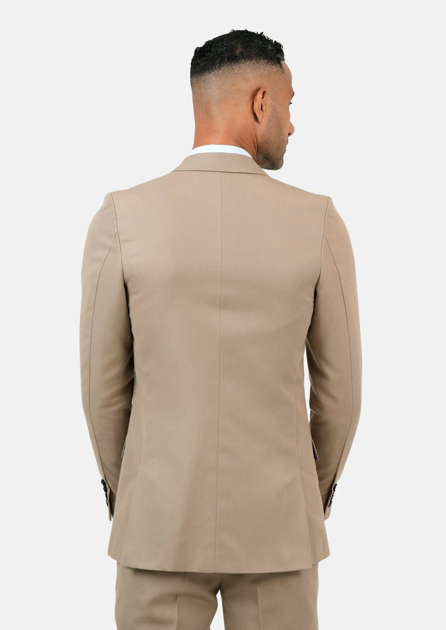 Beekman Khaki Cotton Suit sold by Sartoro product image thumbnail 5