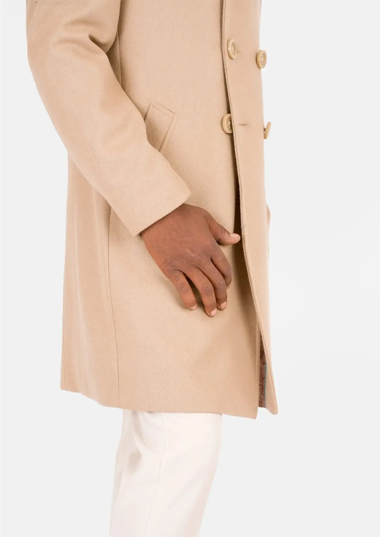 Sand Wool Signature Peacoat sold by Sartoro product image thumbnail 5