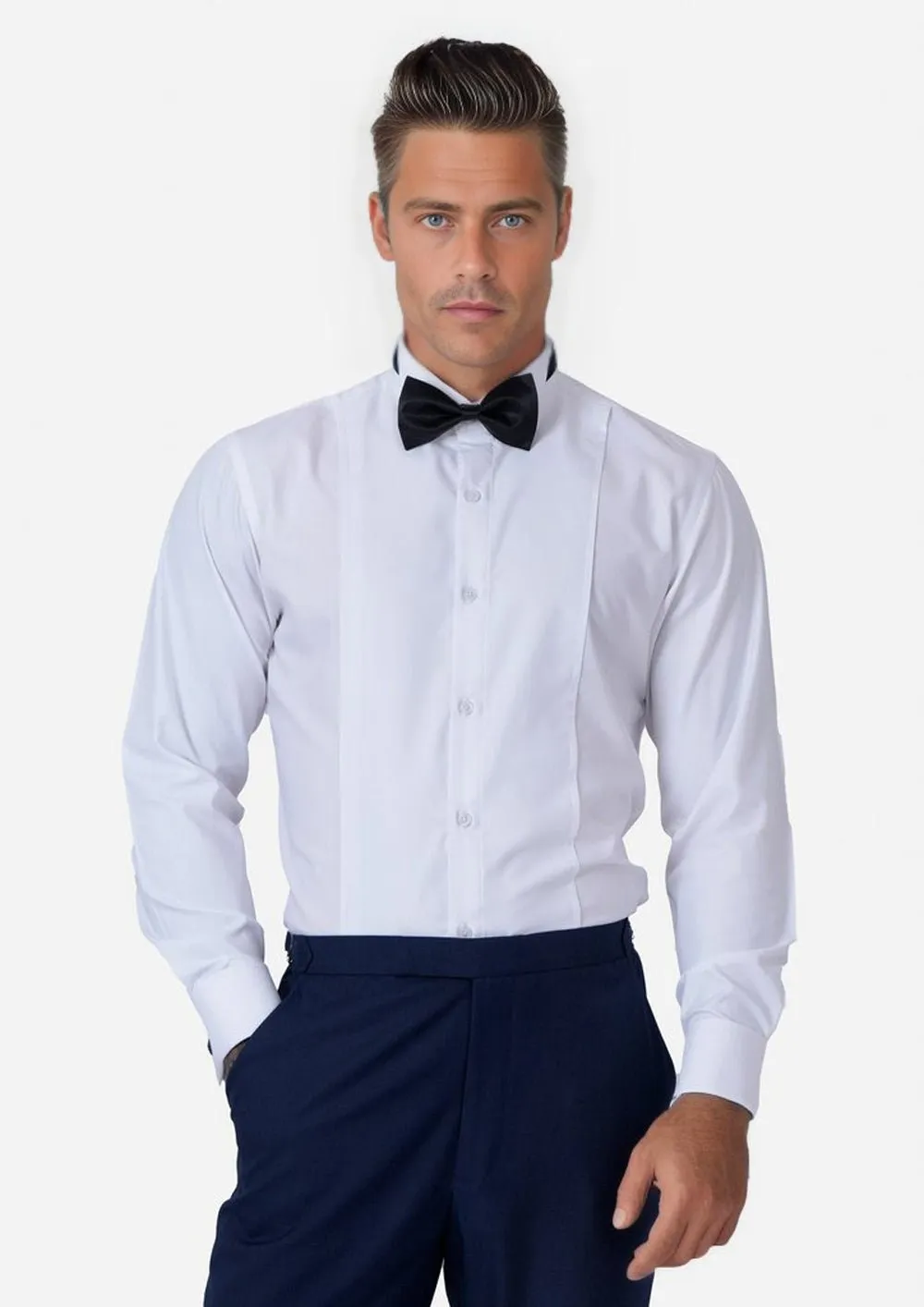 White Tuxedo Shirt sold by Sartoro product image thumbnail 2