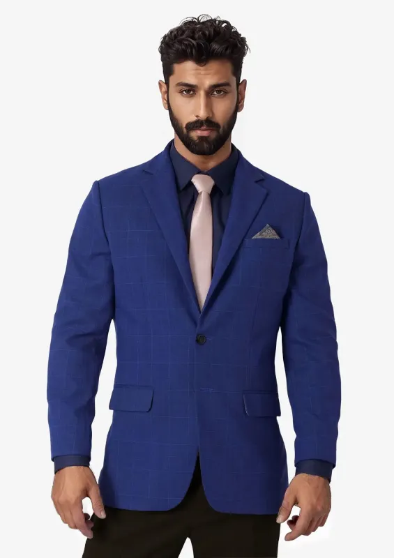 Astor Regal Blue Windowpane Jacket sold by Sartoro