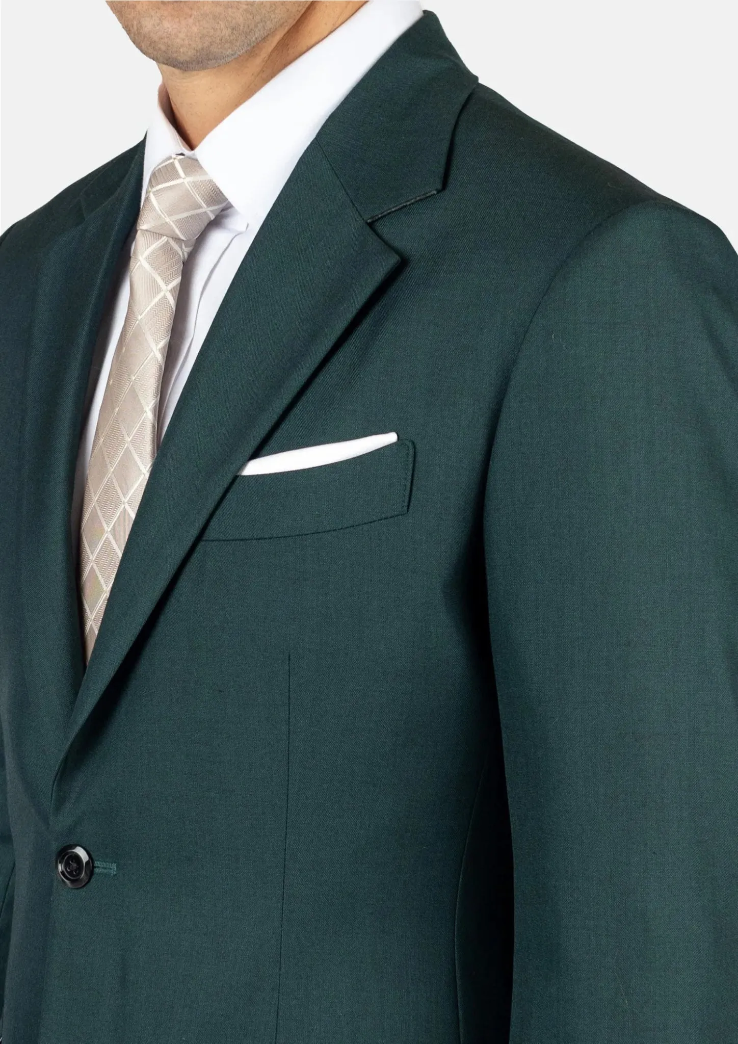 Astor Sacramento Green Sharkskin Suit sold by Sartoro product image thumbnail 4