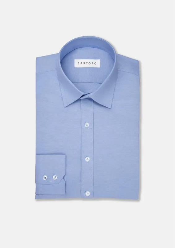 Blue Pinpoint Oxford Shirt sold by Sartoro