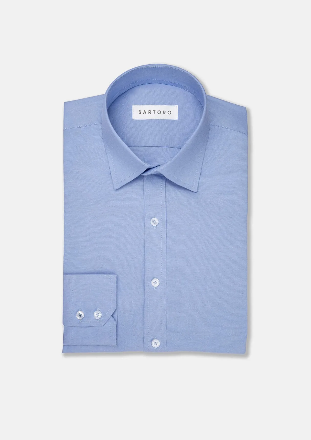 Blue Pinpoint Oxford Shirt sold by Sartoro