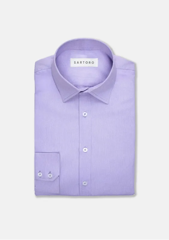 Mauve Egyptian Cotton Broadcloth Shirt sold by Sartoro